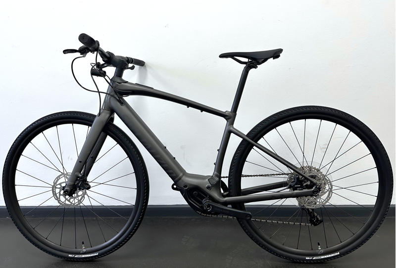 EX-DISPLAY Specialized Turbo Vado SL 4.0 Electric Hybrid Bike Small 2023 in Smoke Black-1